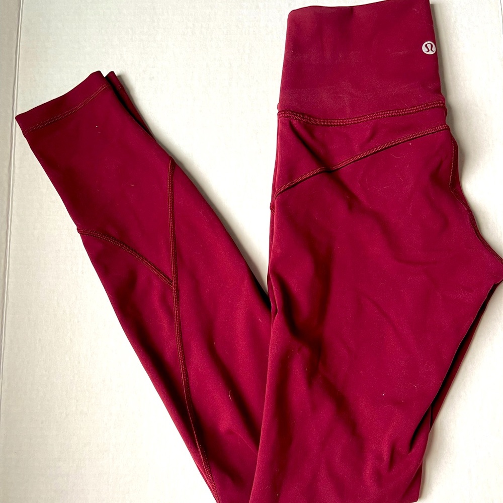 Lululemon Leggings - Maroon